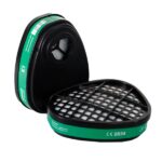 Cartucho filtro amoníaco y metilamina UCU6000R4 De Pascale tipo K1, kit por dos unidades, certificado CE 2834