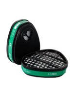 Cartucho filtro amoníaco y metilamina UCU6000R4 De Pascale tipo K1, kit por dos unidades, certificado CE 2834