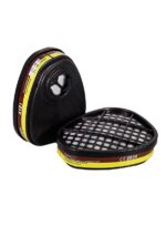 Cartucho filtro vapor orgánico y gas ácido UCU6000R3 De Pascale tipo A1E1, kit por dos unidades, certificado CE 2834