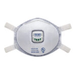 Mascarilla descartable N95 soldadura vapor orgánico UCU312R De Pascale con válvula de exhalación y cierre ergonómico vista frontal