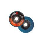Pack x10 discos flap zirconio Lüsqtoff 115 mm grano 40 vista frente y dorso