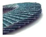 Plano de corte inclinado de disco flap abrasivo grano 80 para amoladora