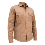 Camisa de Trabajo Táctica Gabardina Beige Manga Larga