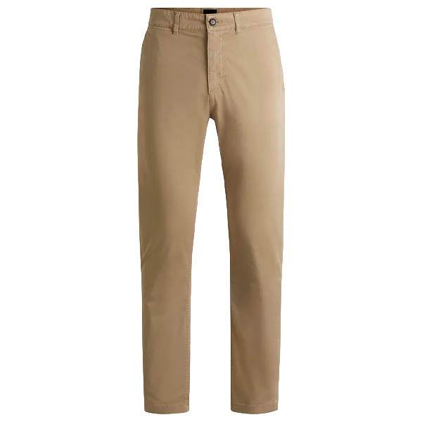 PANTALÓN CHINO TRABAJO BEIGE Pantalón Chino de Gabardina Beige - Imagen 1