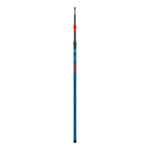 Barra telescópica Bosch PRO BT 350 desplegada en color azul y negro mostrando sus secciones extensibles.