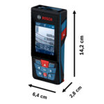 Medidas del Medidor láser Bosch GLM 20.
