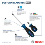 Juego de Destornilladores Bosch PRO Torx 6 Piezas 1600A039PC - Imagen 5