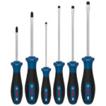 Juego de 6 destornilladores Bosch PRO PH y SL ordenados por tamaño modelo 1600A039PE
