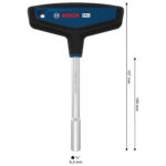 Destornillador de Punta con Asa en T Bosch PRO 1/4" 1600A039PT - Imagen 3
