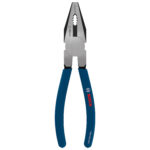Alicate universal Bosch de 180 mm modelo 1600A03DN0 sobre fondo blanco.