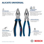 Alicate Universal Bosch 180 mm 1600A03DN0 - Imagen 5