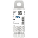 Vista posterior del envase del cortador anular Bosch PRO con especificaciones de uso e íconos de seguridad.