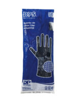 Bolsón/empaque de presentación individual del guante de látex uso industrial negro DP DPS71394/DPS71395.