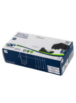 Caja de presentación dispensadora de los guantes de nitrilo descartables negros DP DPS72092/DPS72093.