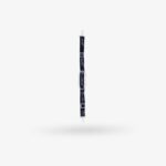 Mentonera Libus de 15 mm extendida con cinta elástica negra con isotipo, mentón de silicona/plástico y ganchos C.